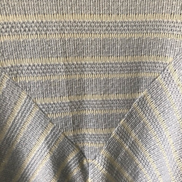 🎄 En Creme shirt SZ L  blue/white lace/striped - Picture 3 of 7